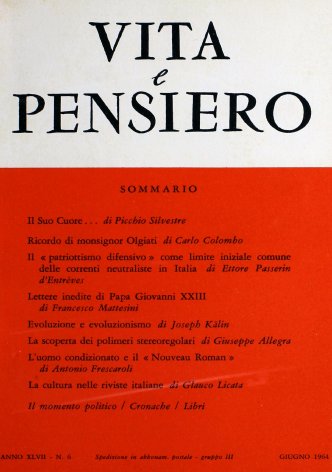 Il «patriottismo difensivo» come limite iniziale comune delle correnti neutraliste in Italia