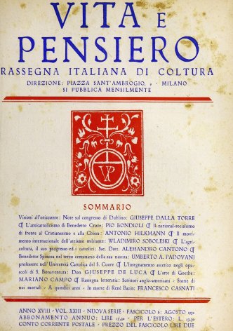 L'anticattolicismo di Benedetto Croce