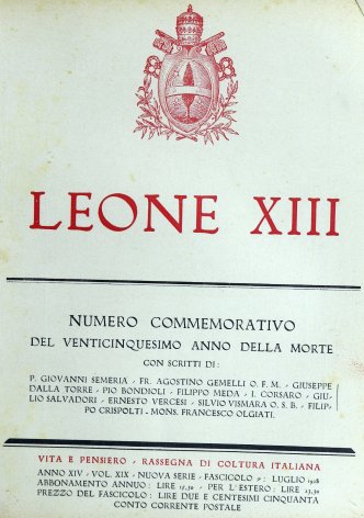 Leone XIII e il movimento intellettuale 