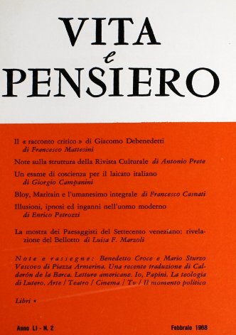 Note sulla struttura della Rivista Culturale