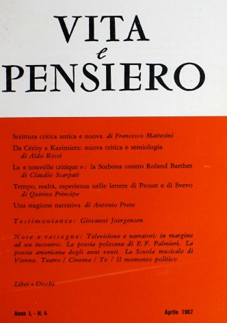 Televisione e narratori: in margine ad un incontro