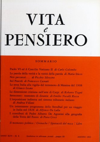 Un interessante programma dello Stendhal per un viaggio in Italia nel 1828