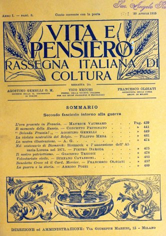 VITA E PENSIERO - 1915 - 4