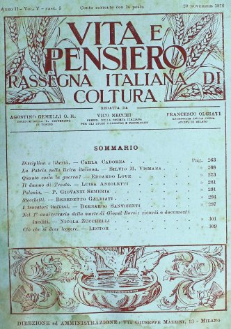 VITA E PENSIERO - 1916 - 11