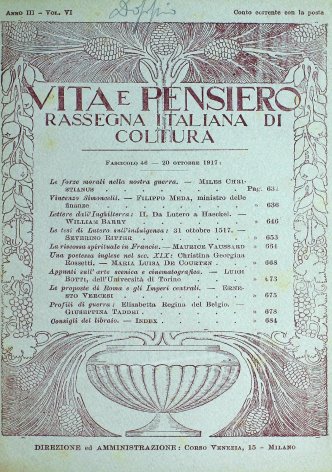 VITA E PENSIERO - 1917 - 10