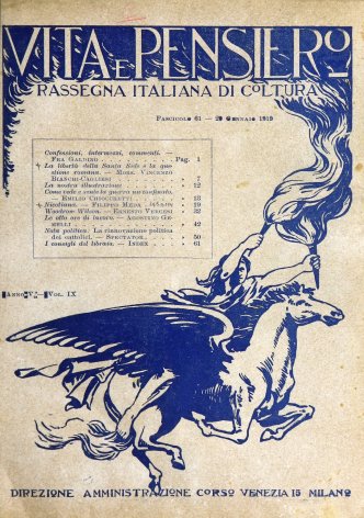 VITA E PENSIERO - 1919 - 1