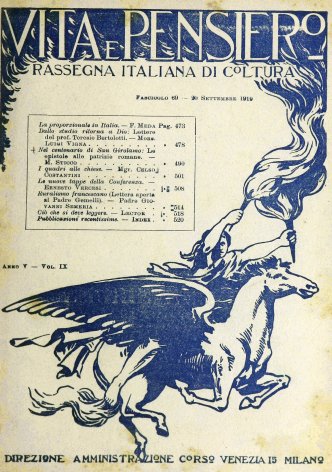 VITA E PENSIERO - 1919 - 9