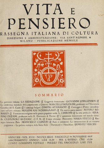 VITA E PENSIERO - 1927 - 11