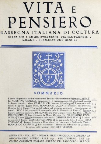 VITA E PENSIERO - 1928 - 6