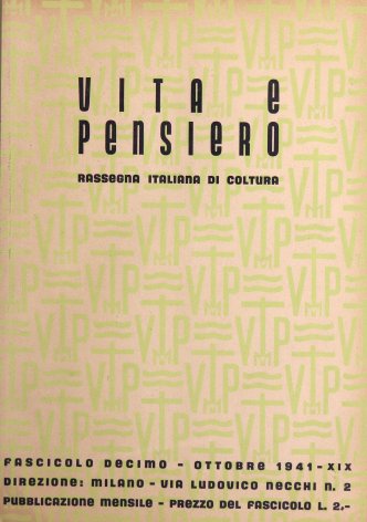 VITA E PENSIERO - 1941 - 10