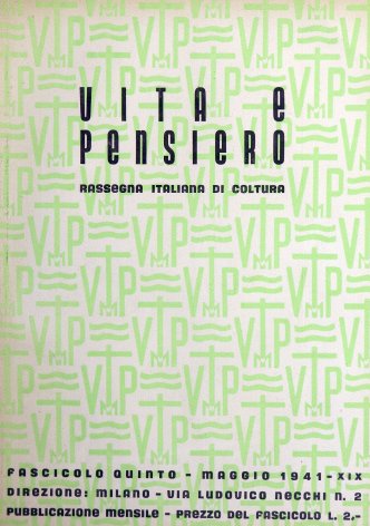 VITA E PENSIERO - 1941 - 5