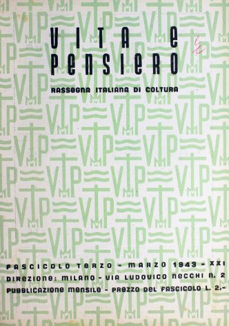 VITA E PENSIERO - 1943 - 3