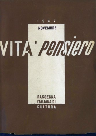 VITA E PENSIERO - 1947 - 11
