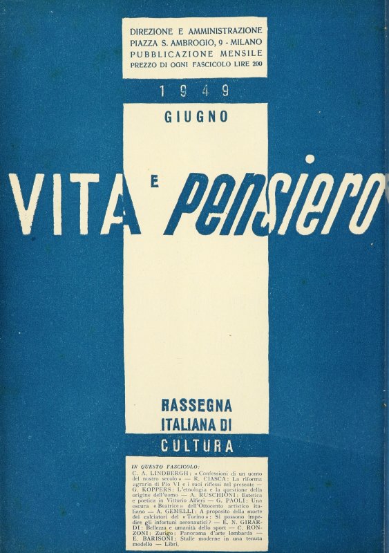 VITA E PENSIERO - 1949 - 6