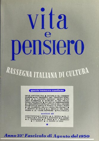VITA E PENSIERO - 1950 - 8
