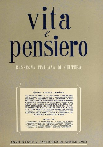 VITA E PENSIERO - 1953 - 4