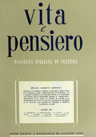 VITA E PENSIERO - 1953 - 8