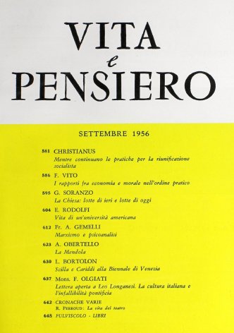 VITA E PENSIERO - 1956 - 9