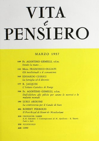 VITA E PENSIERO - 1957 - 3