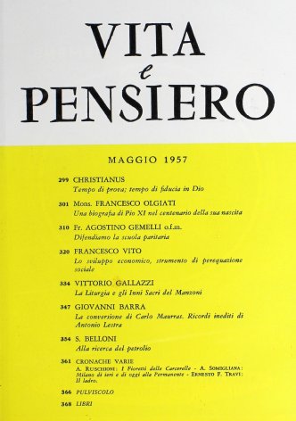 VITA E PENSIERO - 1957 - 5