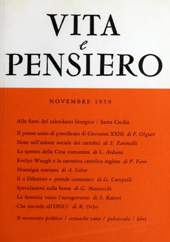 VITA E PENSIERO - 1959 - 11