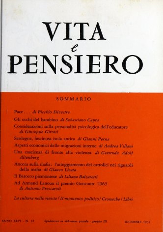 VITA E PENSIERO - 1963 - 12