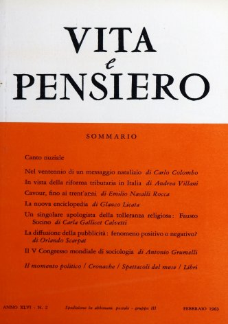 VITA E PENSIERO - 1963 - 2