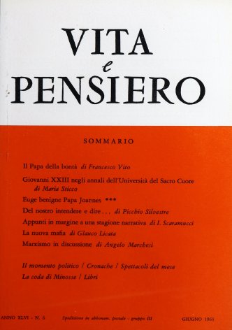 VITA E PENSIERO - 1963 - 6