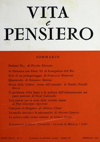 VITA E PENSIERO - 1964 - 2