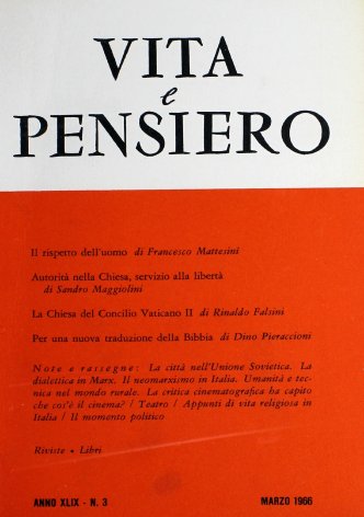 VITA E PENSIERO - 1966 - 3