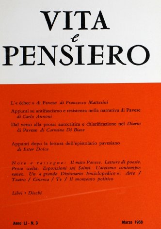 VITA E PENSIERO - 1968 - 3