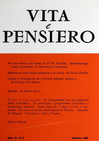 VITA E PENSIERO - 1969 - 9