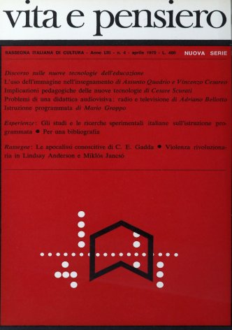VITA E PENSIERO - 1970 - 4