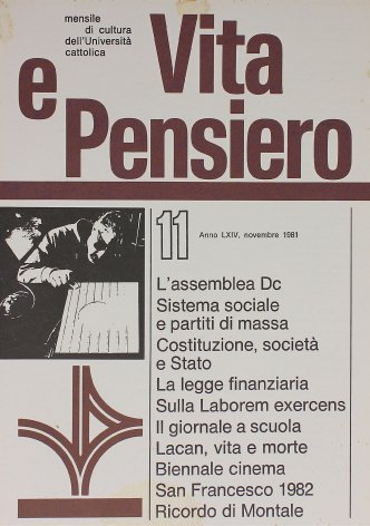 VITA E PENSIERO - 1981 - 11