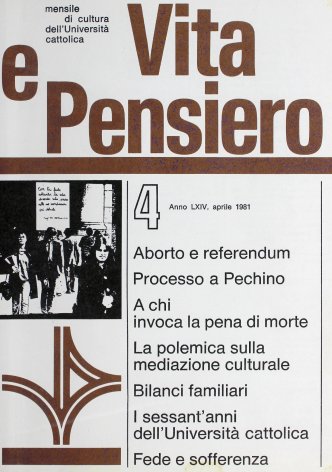 VITA E PENSIERO - 1981 - 4