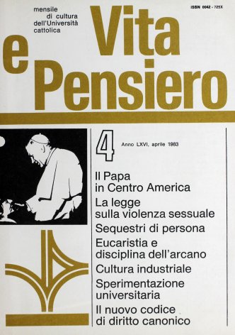 VITA E PENSIERO - 1983 - 4