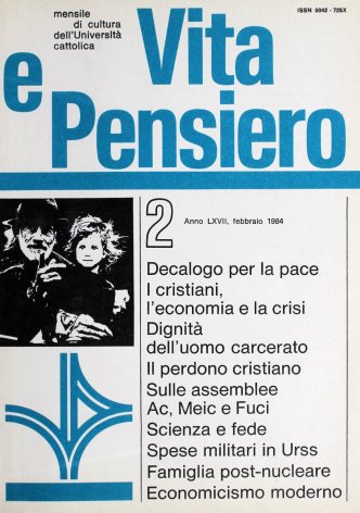 VITA E PENSIERO - 1984 - 2