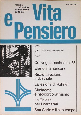 VITA E PENSIERO - 1984 - 9
