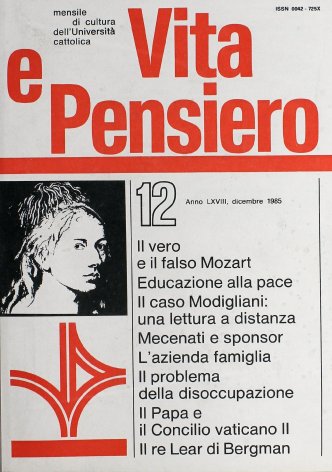 VITA E PENSIERO - 1985 - 12