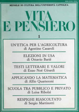 VITA E PENSIERO - 1987 - 1