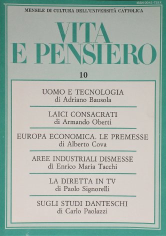 VITA E PENSIERO - 1987 - 10