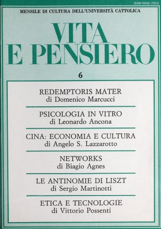 VITA E PENSIERO - 1987 - 6