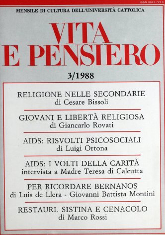 VITA E PENSIERO - 1988 - 3
