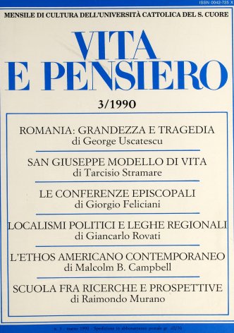 VITA E PENSIERO - 1990 - 3
