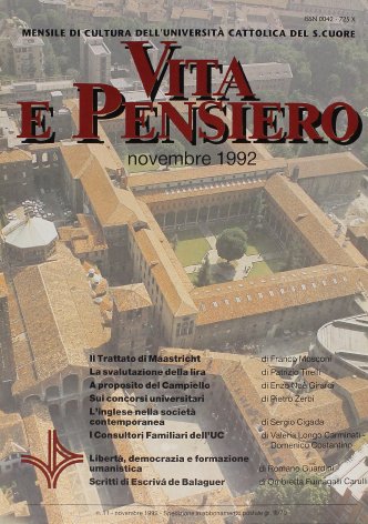 VITA E PENSIERO - 1992 - 11