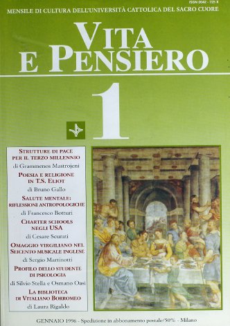 VITA E PENSIERO - 1996 - 1