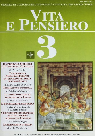 VITA E PENSIERO - 1996 - 3