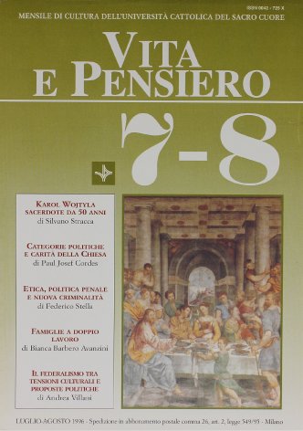 VITA E PENSIERO - 1996 - 7-8