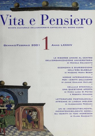 VITA E PENSIERO - 2001 - 1