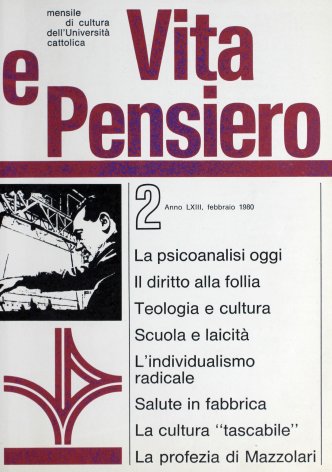 Individualismo radicale e coscienza cristiana